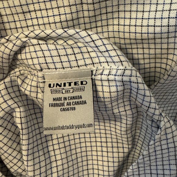 Men's United Stock Dry Goods Button-Down Shirt XL (Fits Large) - Picture 5 of 5
